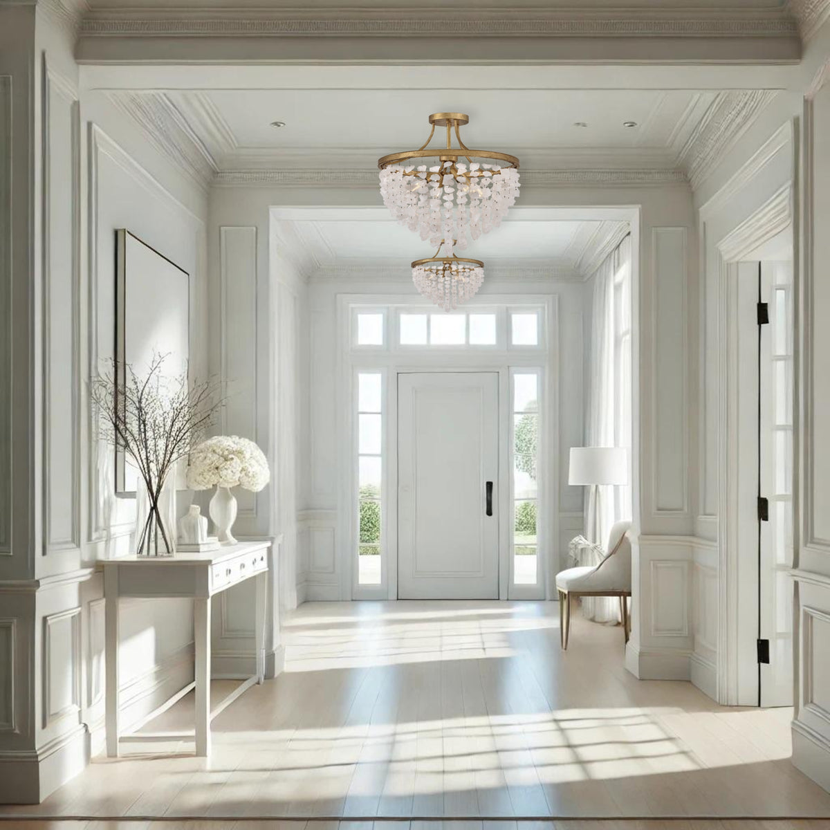 Myra 4L semi-flush ceiling