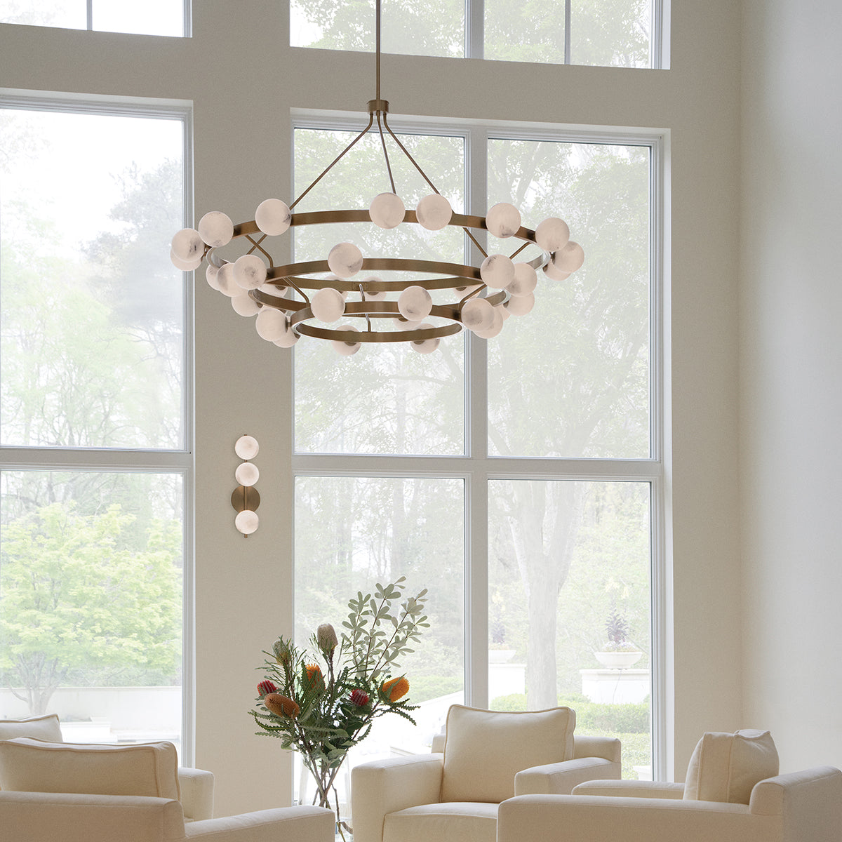 Selene 3L Large Sconce- FR41900LCB