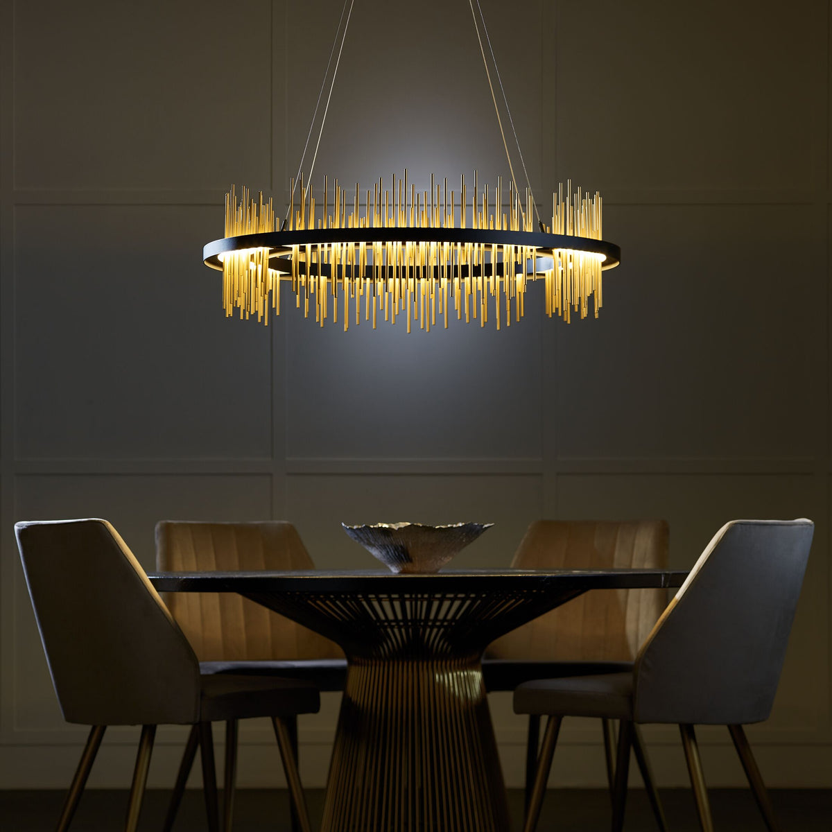 HUbbardton Forge Gossamer Circular LED Pendant