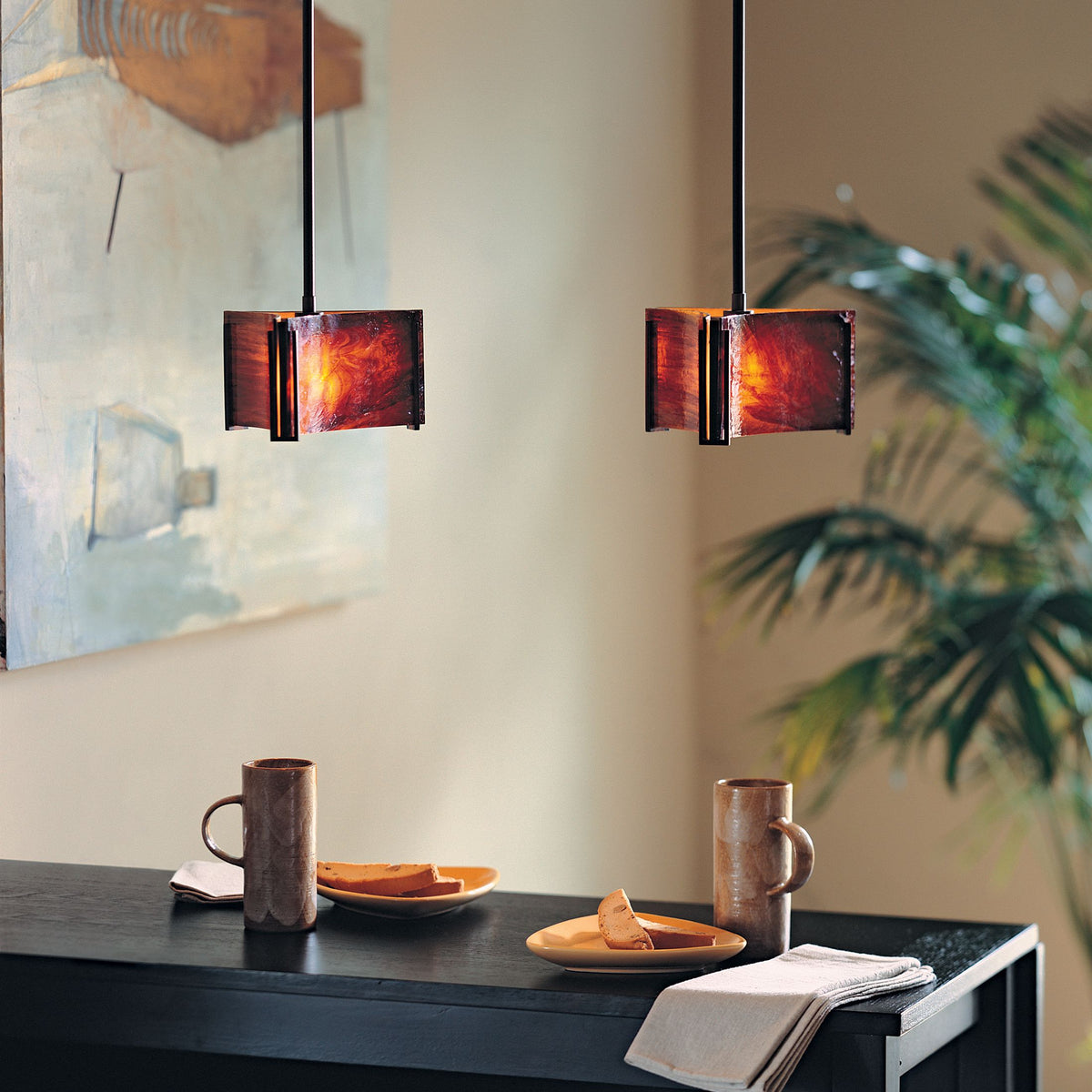 Hubbardton Forge Exos Delta Mini Pendant