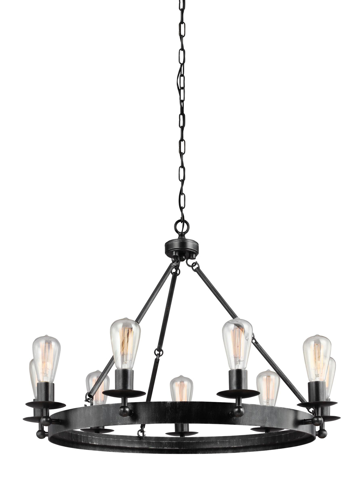 Ravenwood Manor Nine Light Chandelier Sea Gull Collection