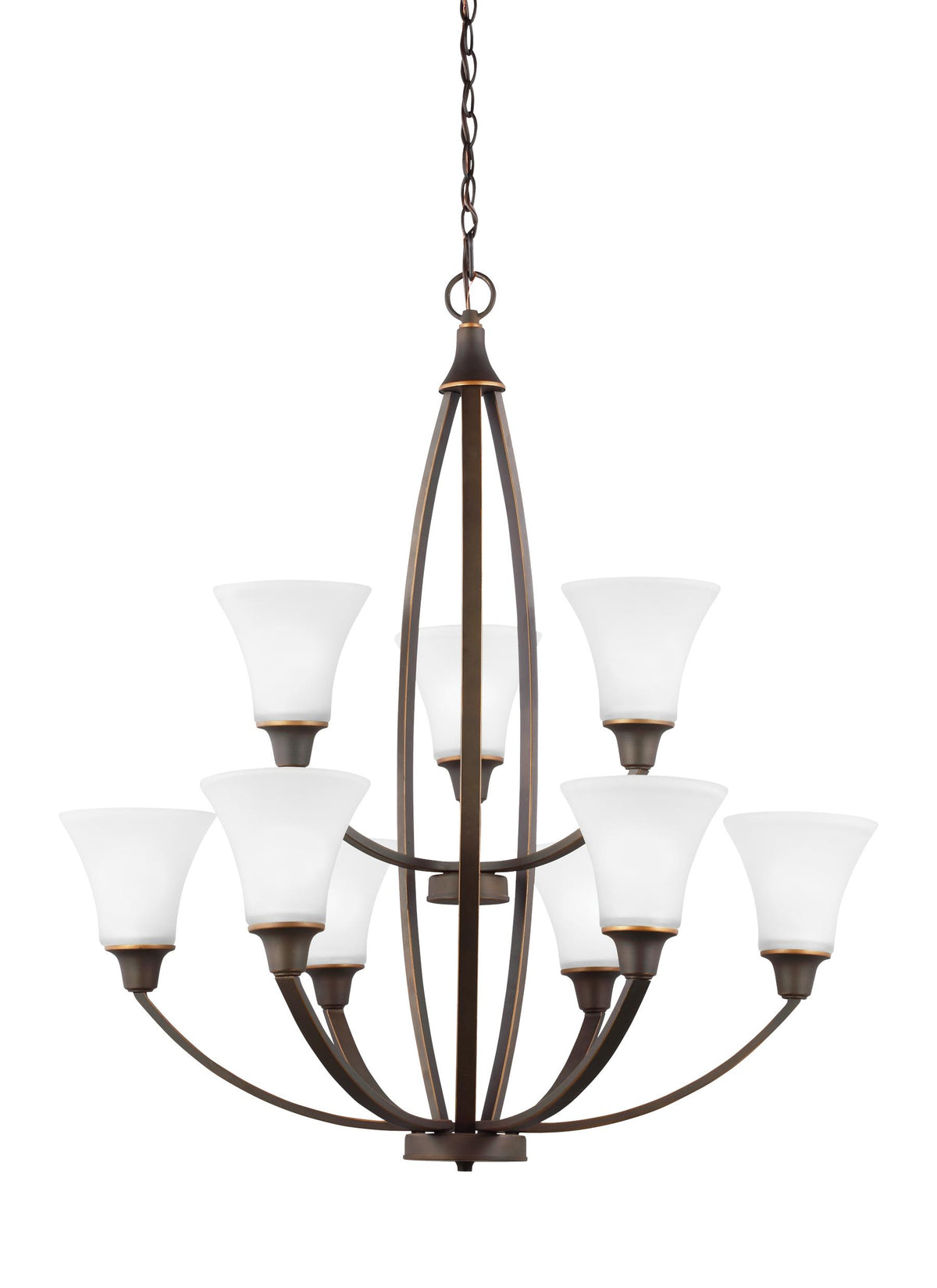 Metcalf Nine Light Chandelier Sea Gull Collection