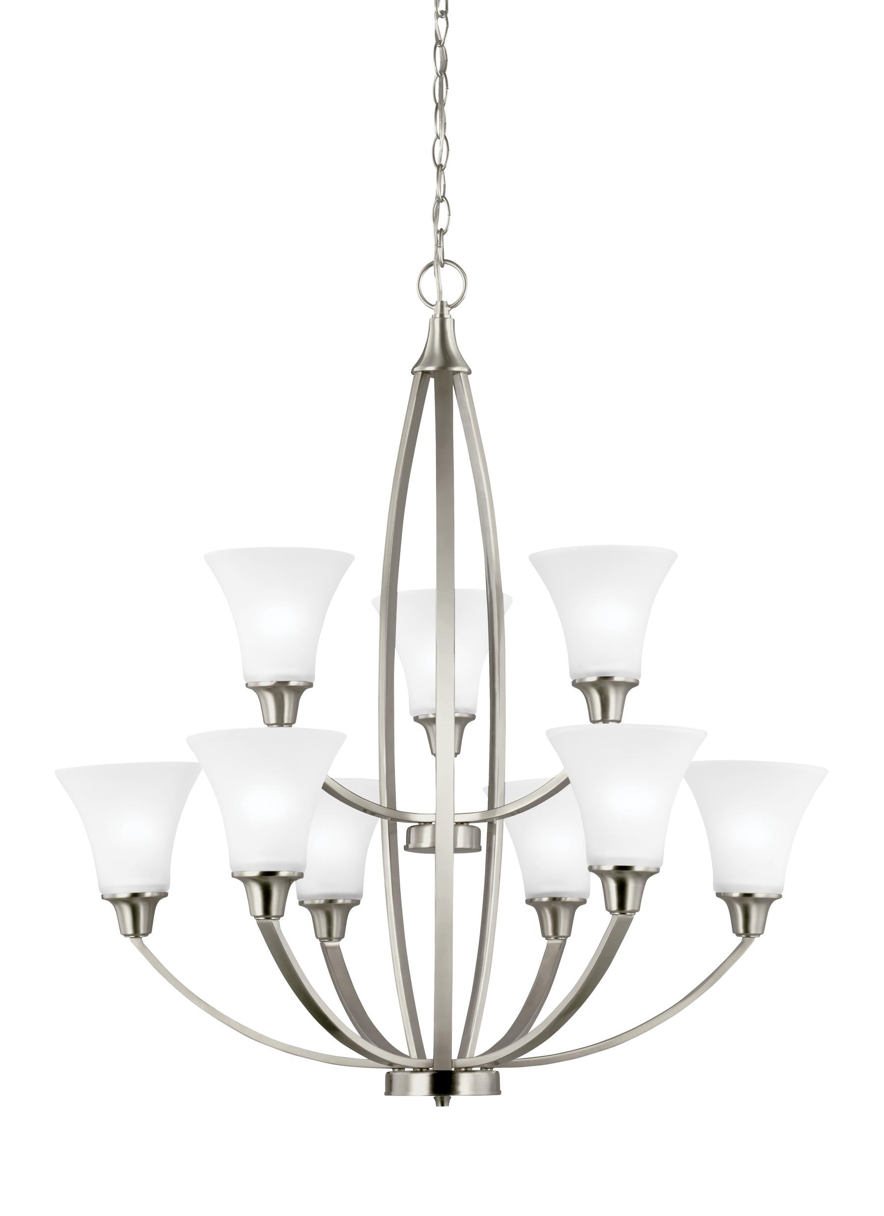 Metcalf Nine Light Chandelier Sea Gull Collection