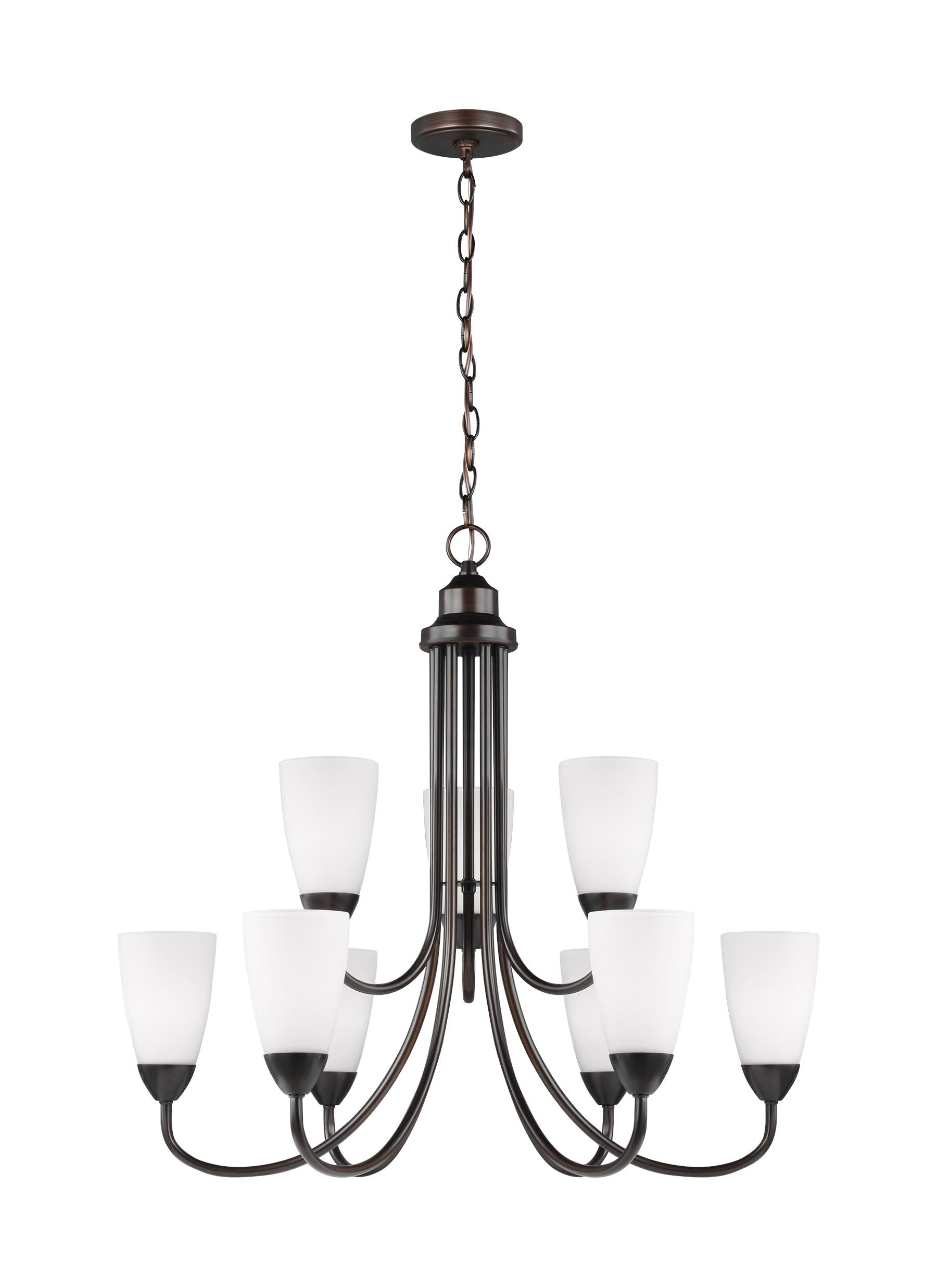 Seville Nine Light Chandelier Sea Gull Collection