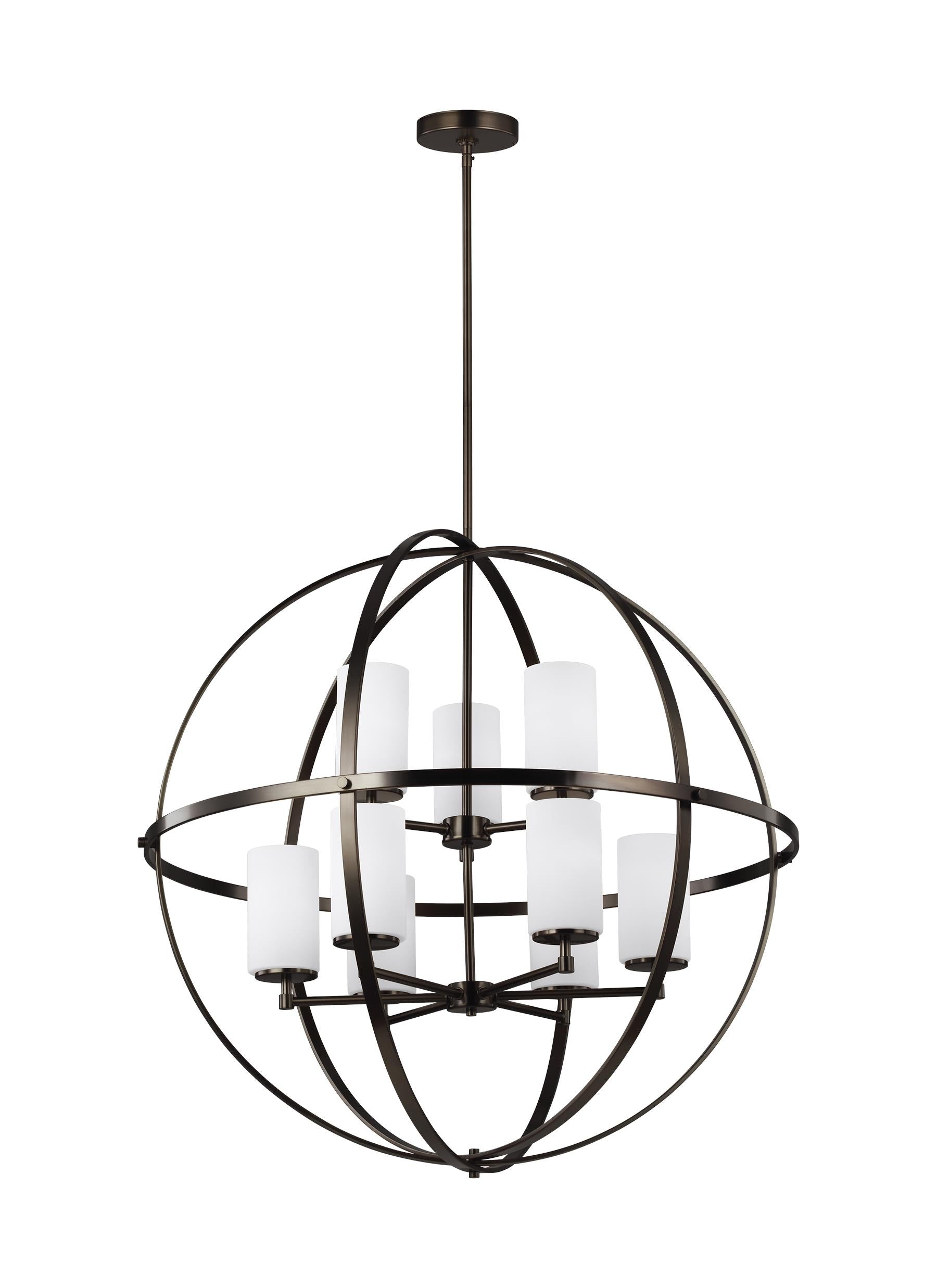 Alturas Nine Light Chandelier Sea Gull Collection