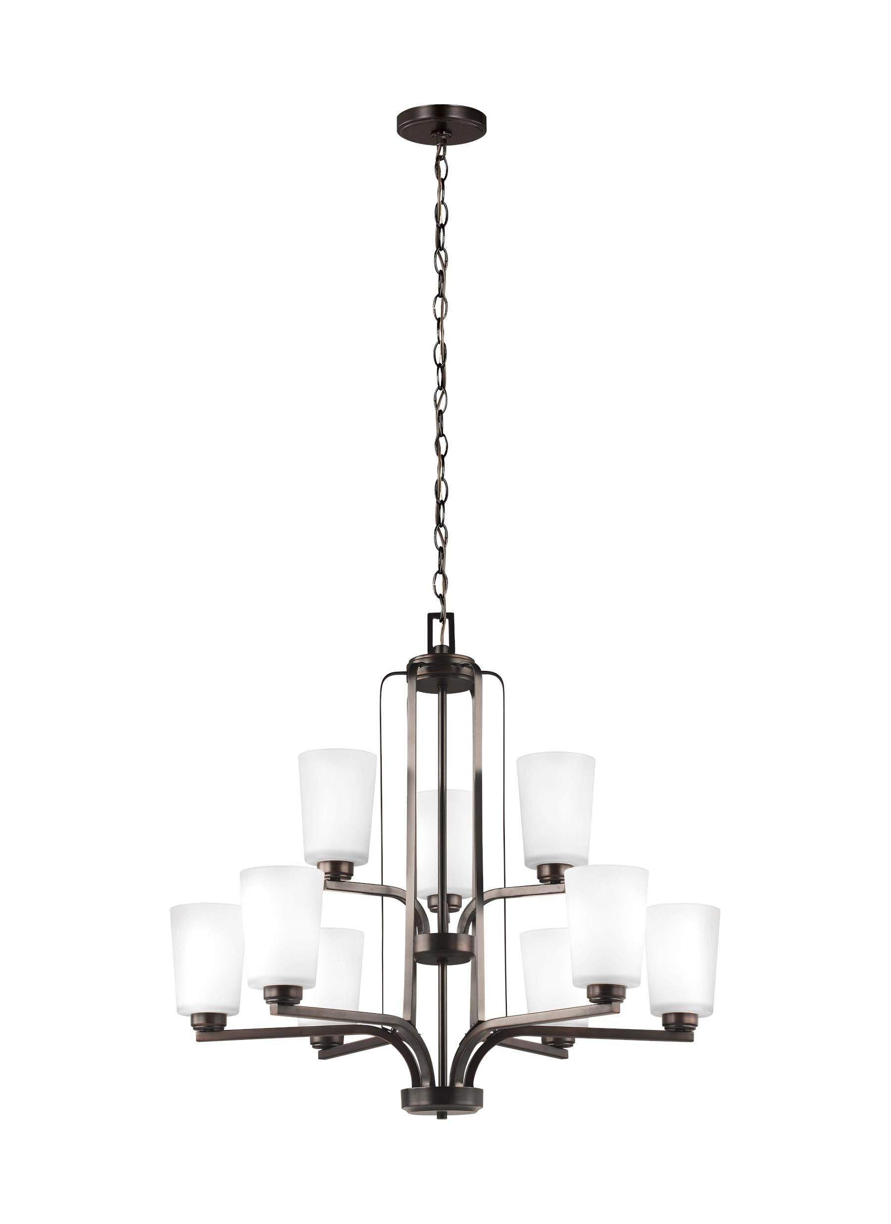 Franport Nine Light Chandelier Sea Gull Collection