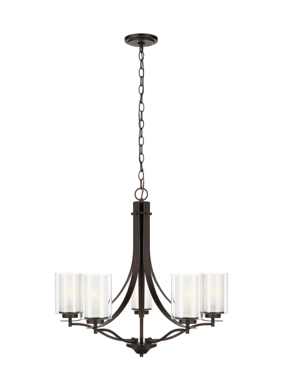 Elmwood Park Five Light Chandelier Sea Gull Collection