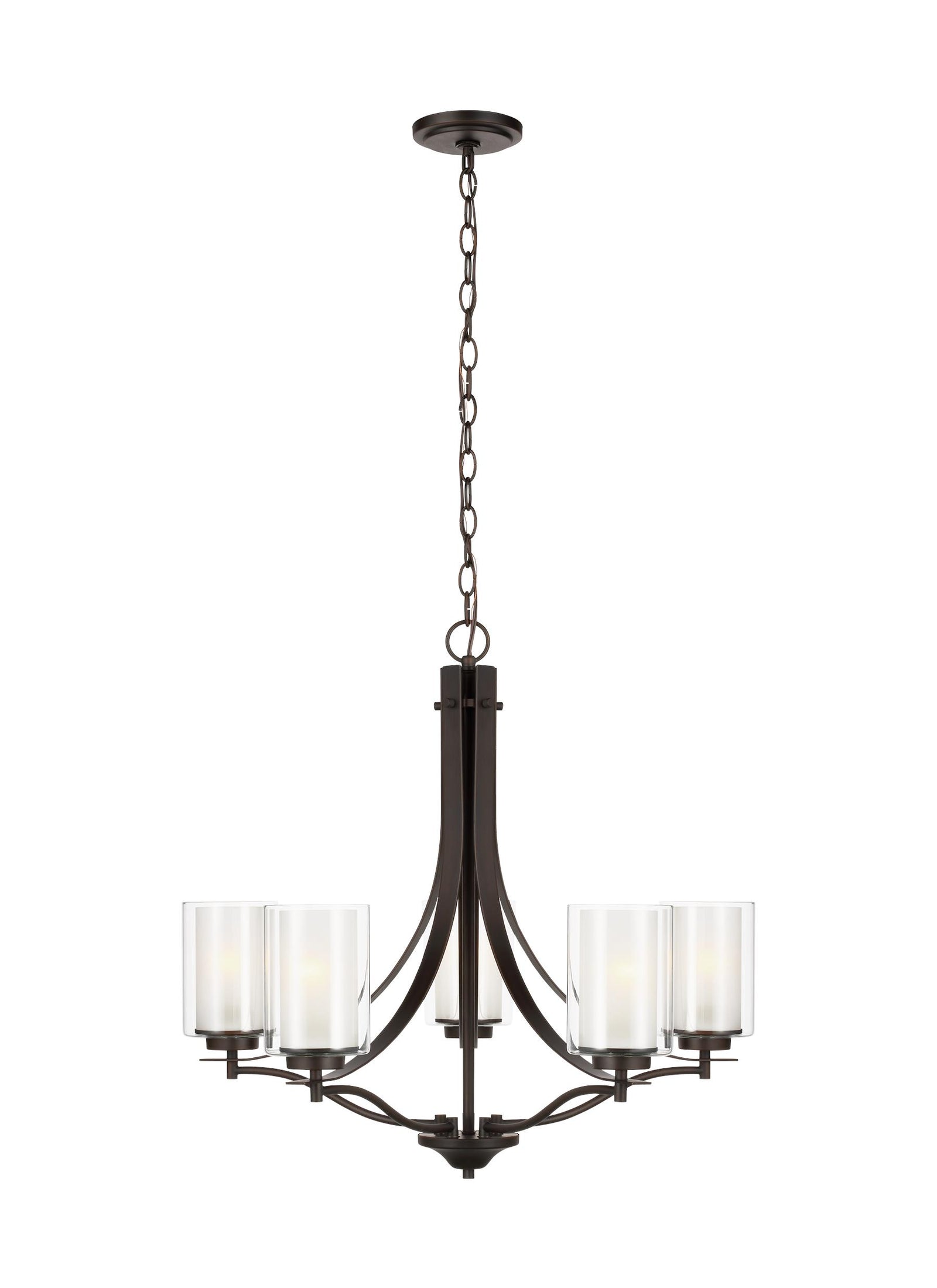 Elmwood Park Five Light Chandelier Sea Gull Collection