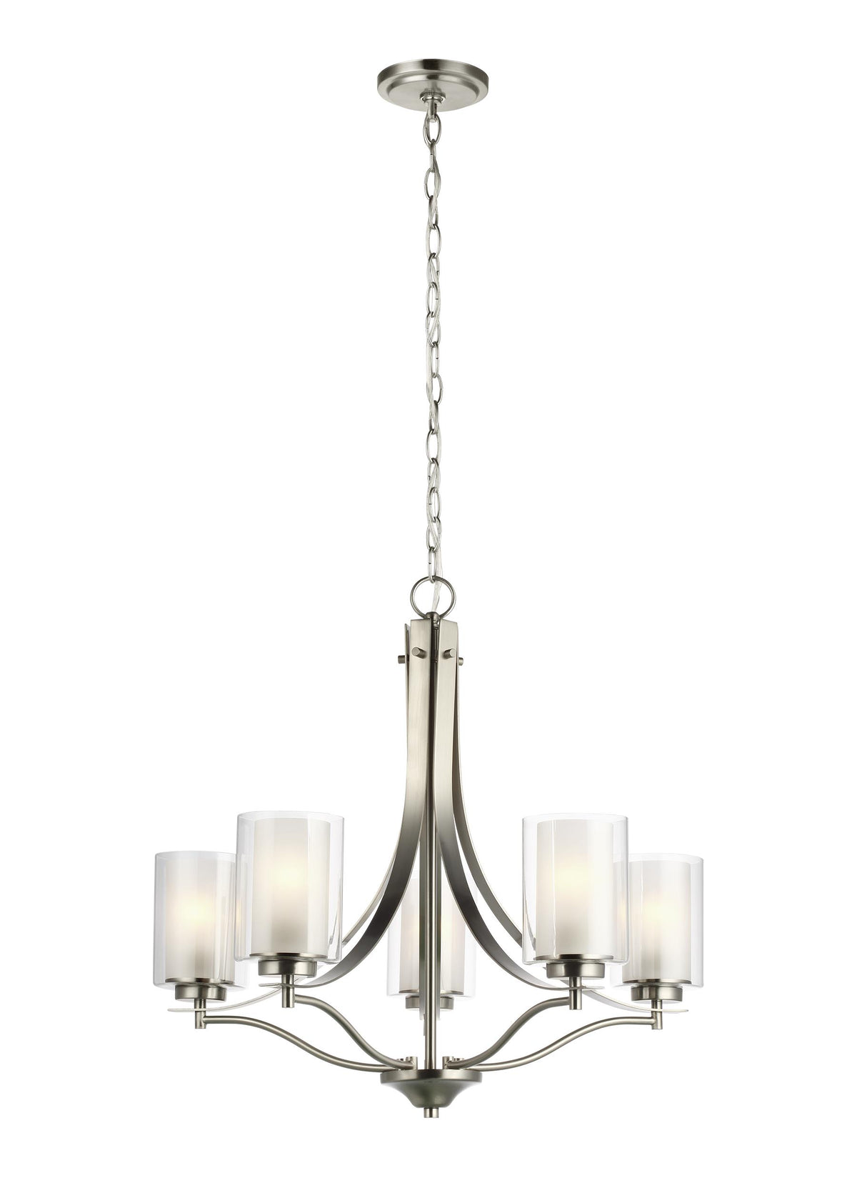 Elmwood Park Five Light Chandelier Sea Gull Collection