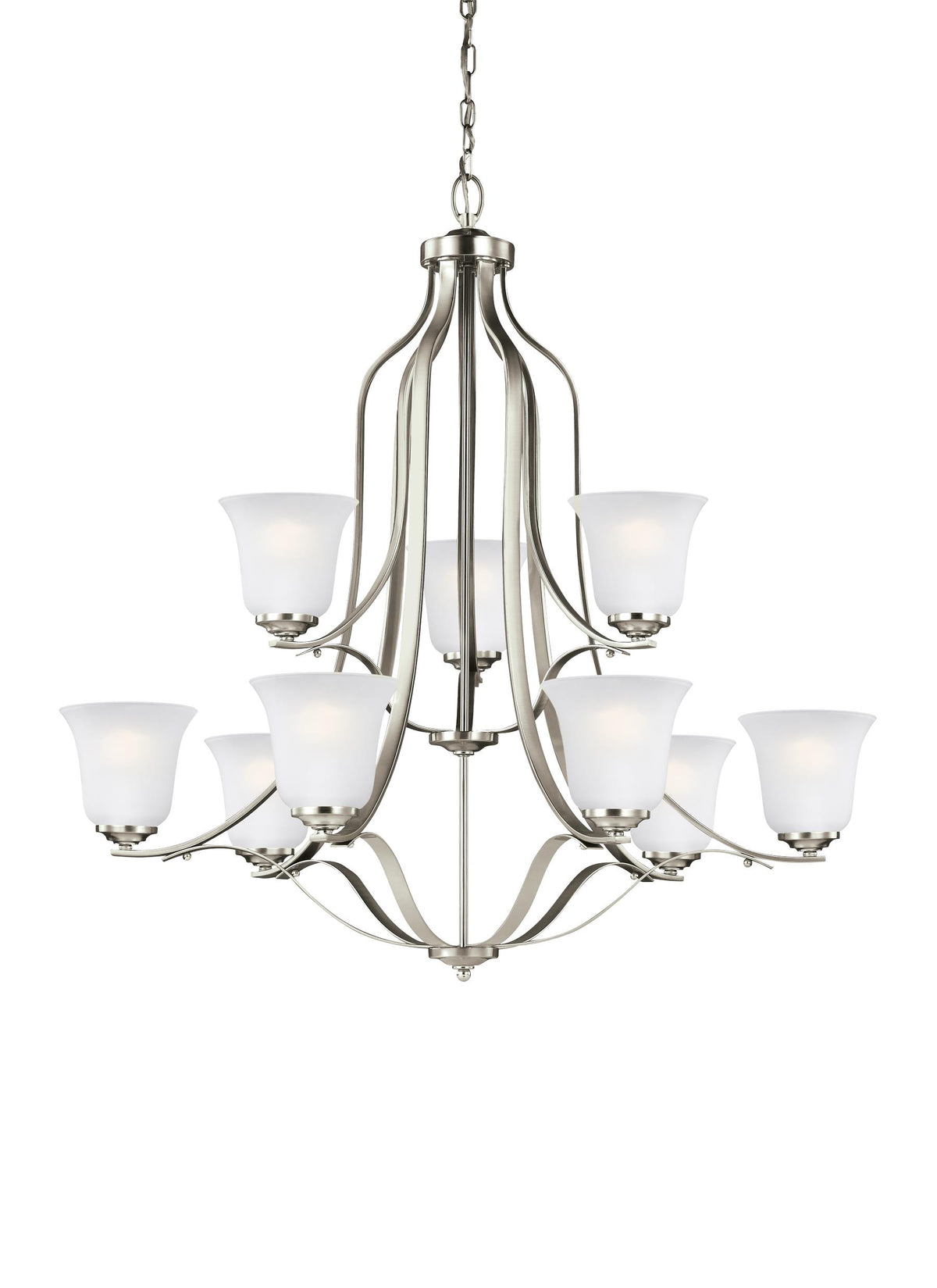 Emmons Nine Light Chandelier Sea Gull Collection