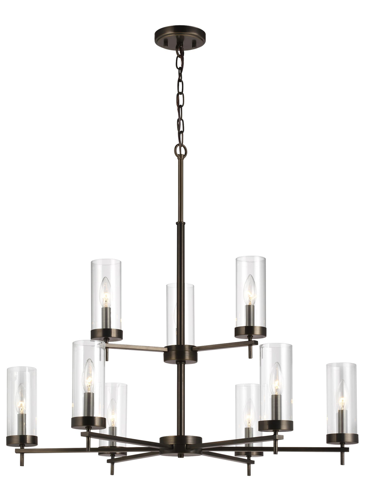 Zire Nine Light Chandelier Sea Gull Collection