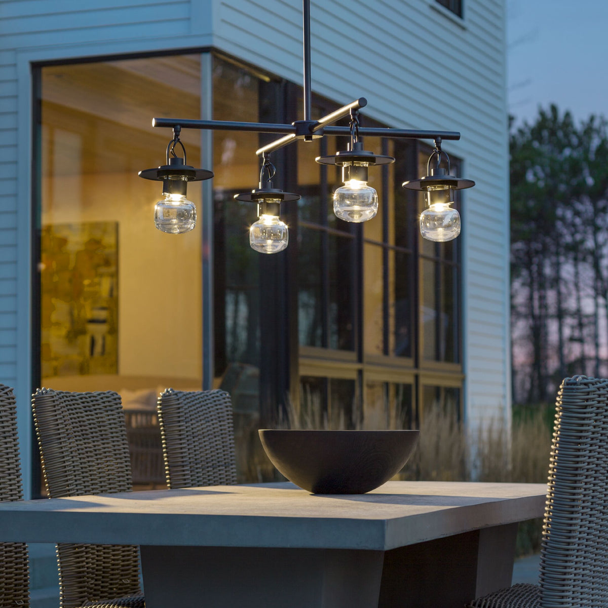 Hubbardton Forge Mason Outdoor 4 Light Pendant