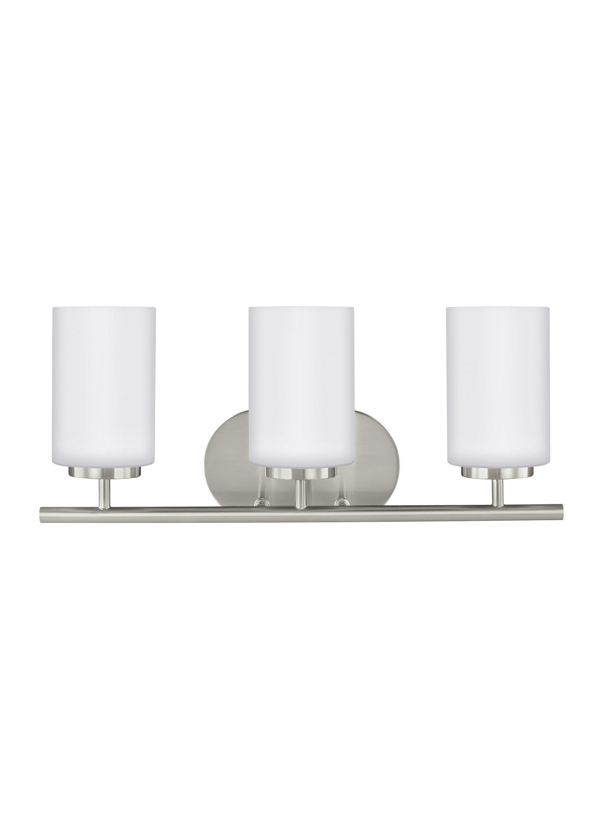 Generation Lighting, Oslo Three Light Wall / Bath,  Brushed Nickel 