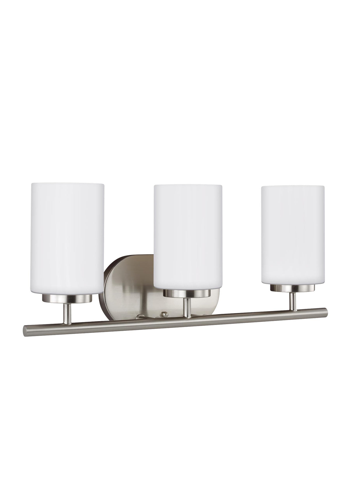 Generation Lighting, Oslo Three Light Wall / Bath, Brushed Nickel