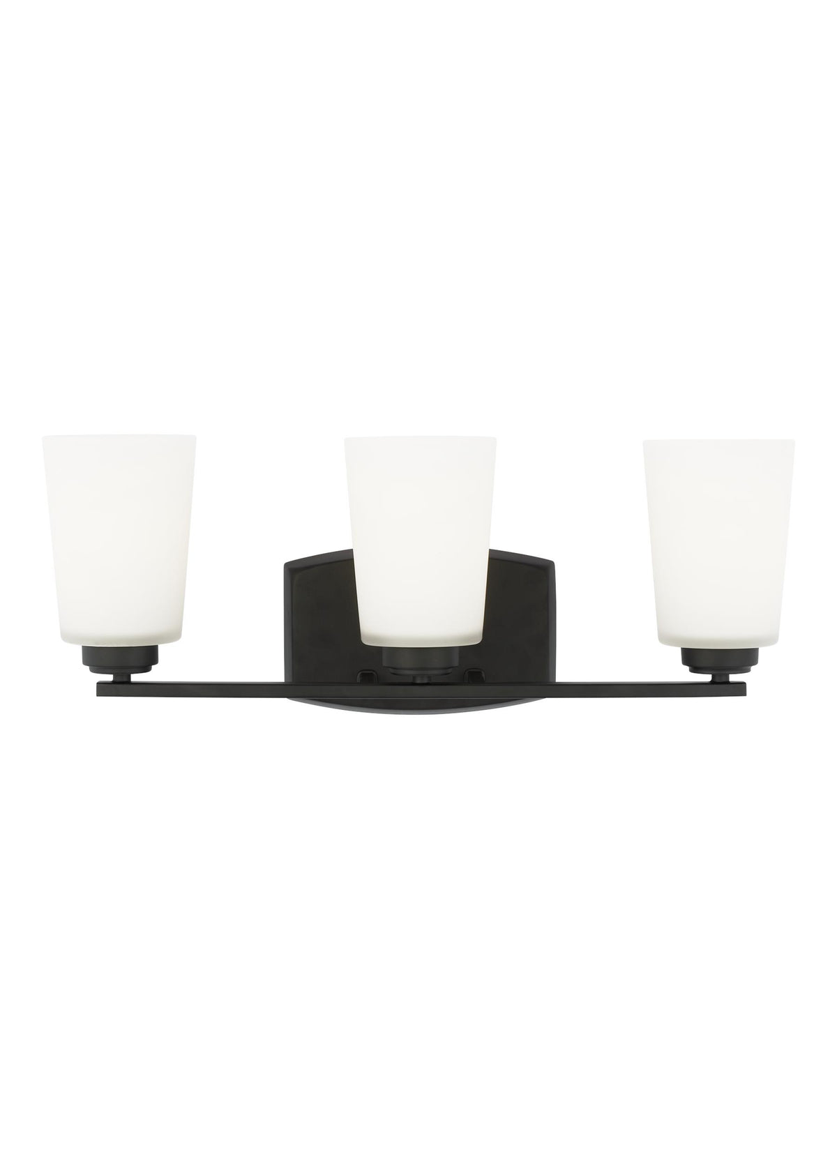 Generation Lighting, Franport Three Wall Light, Midnight Black