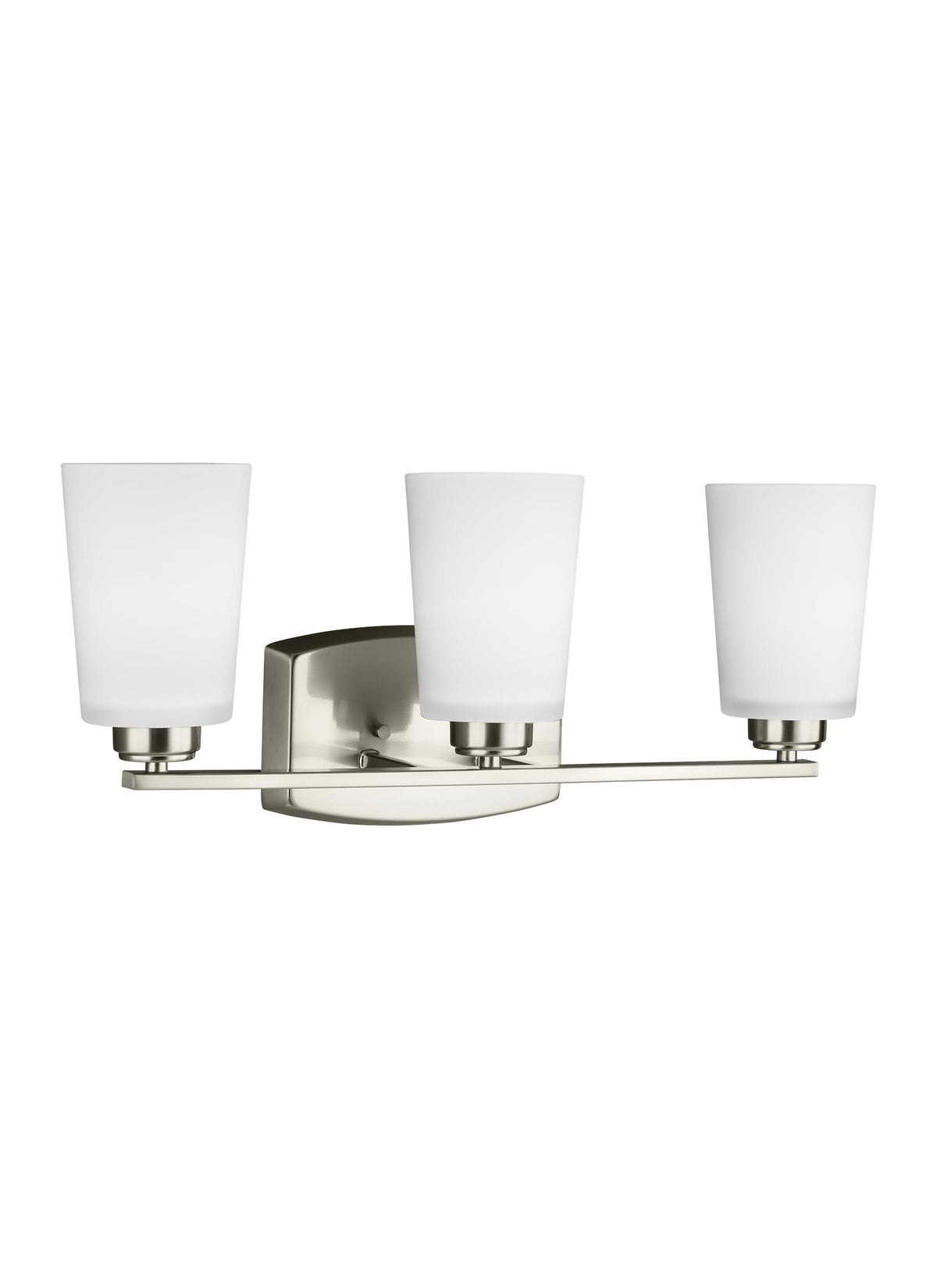 Generation Lighting, Franport Three Wall Light, Brushed Nickel