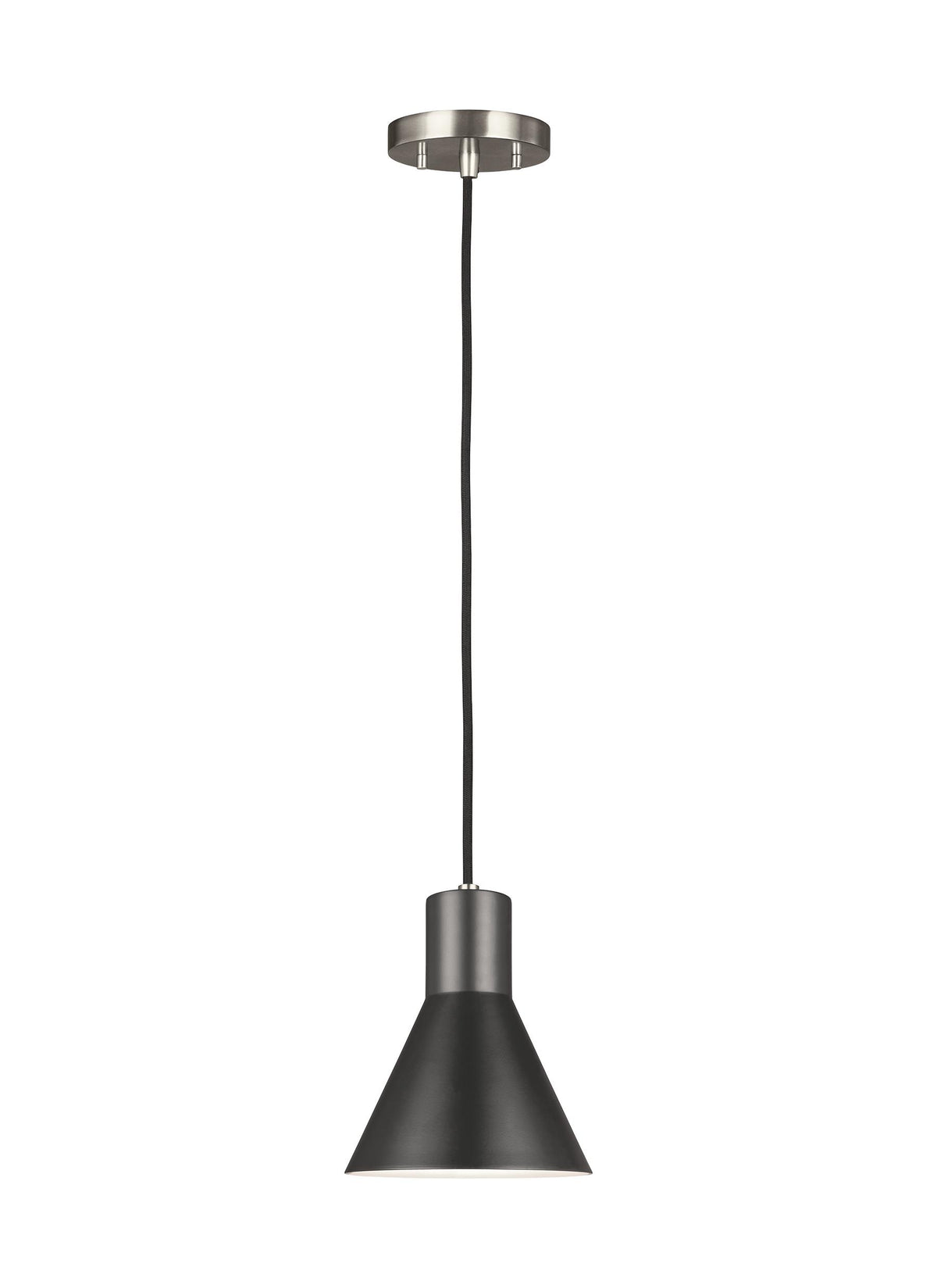 Generation Lighting, Towner One Light Mini-Pendant, Brushed Nickel