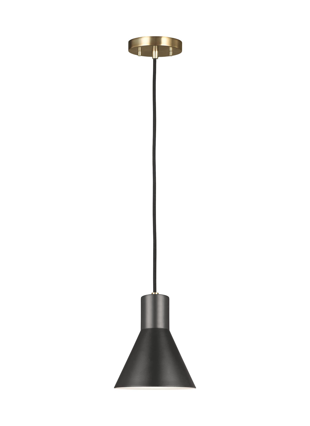 Generation Lighting, Towner One Light Mini-Pendant, Satin Brass