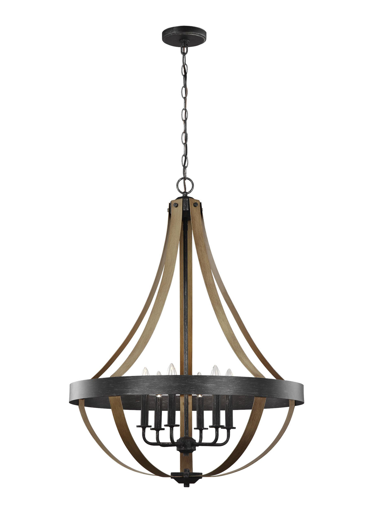 Davlin Six Light Pendant Sea Gull Collection