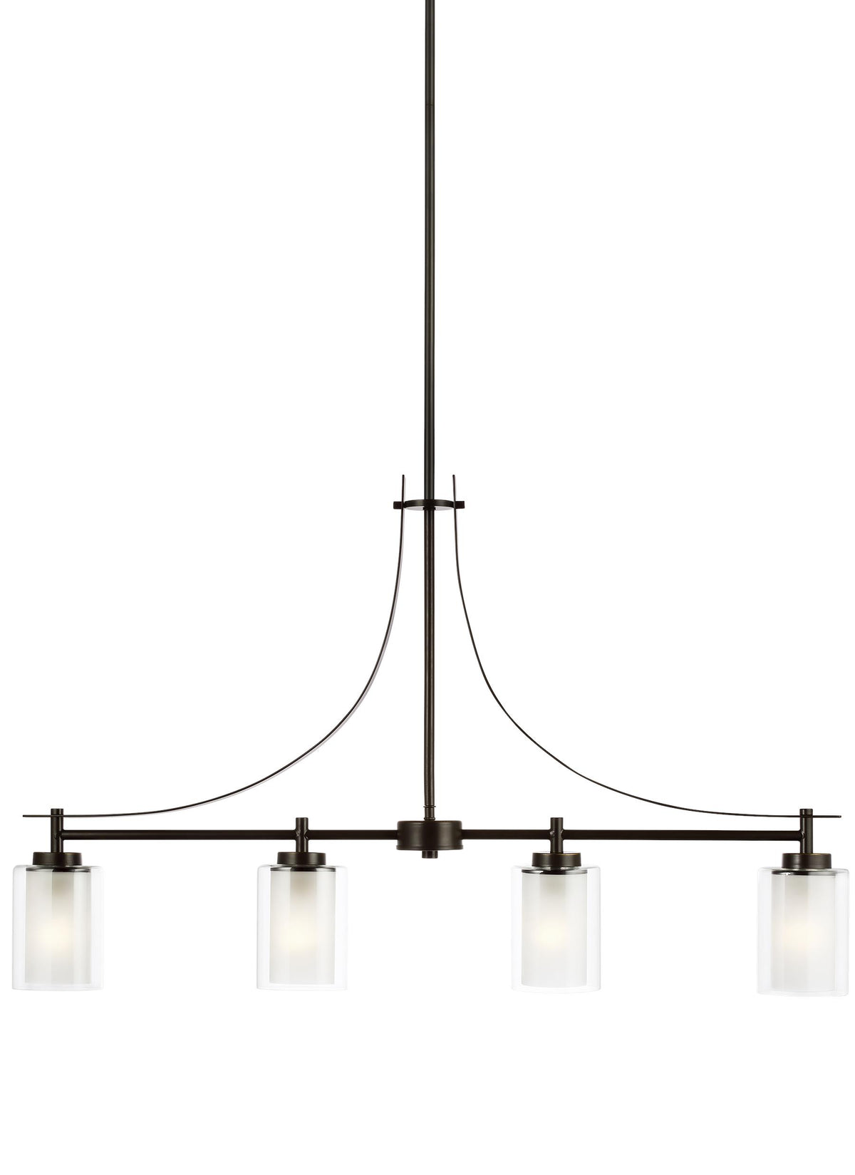 Elmwood Park Four Light Island Pendant