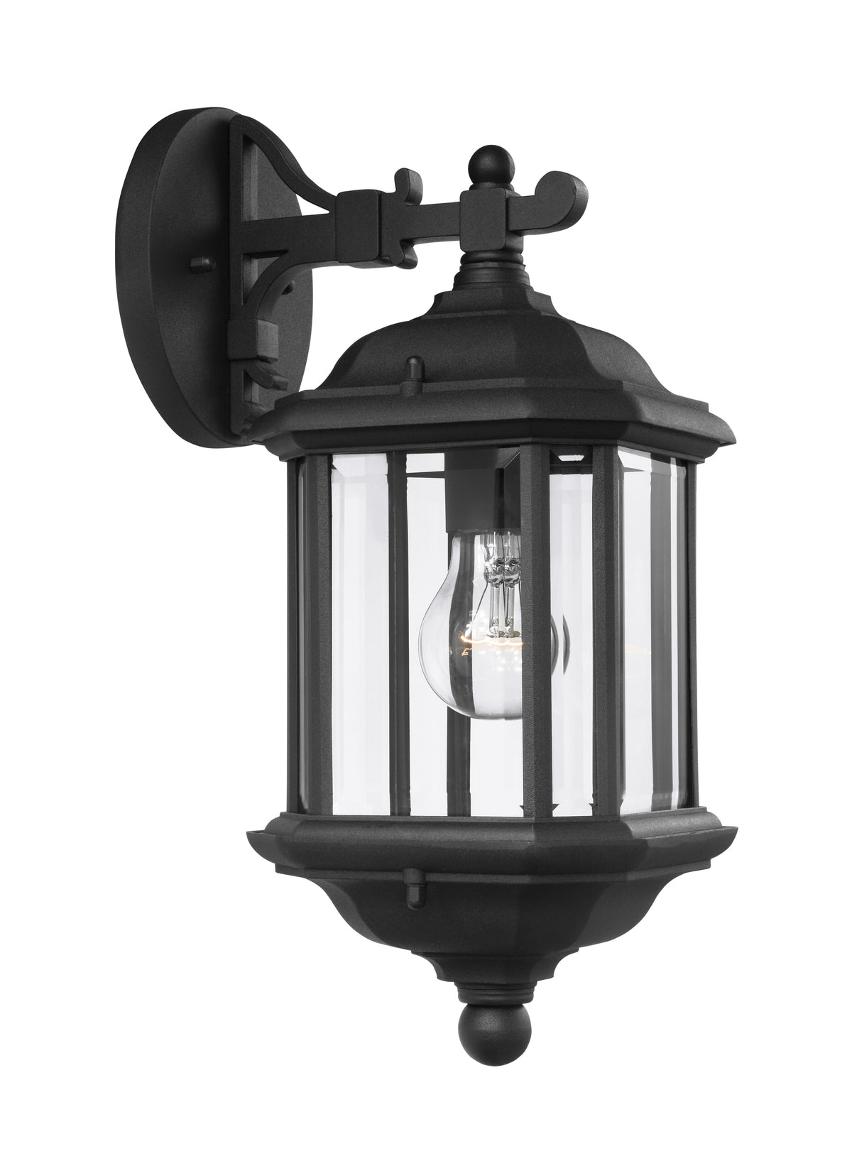 Generation Lighting, Kent Outdoor Wall Lantern, Black