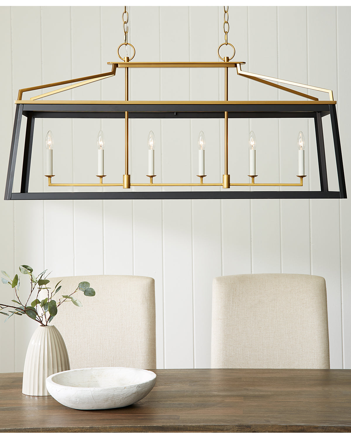 Generation Lighting - Carlow Linear Lantern - Midnight Black