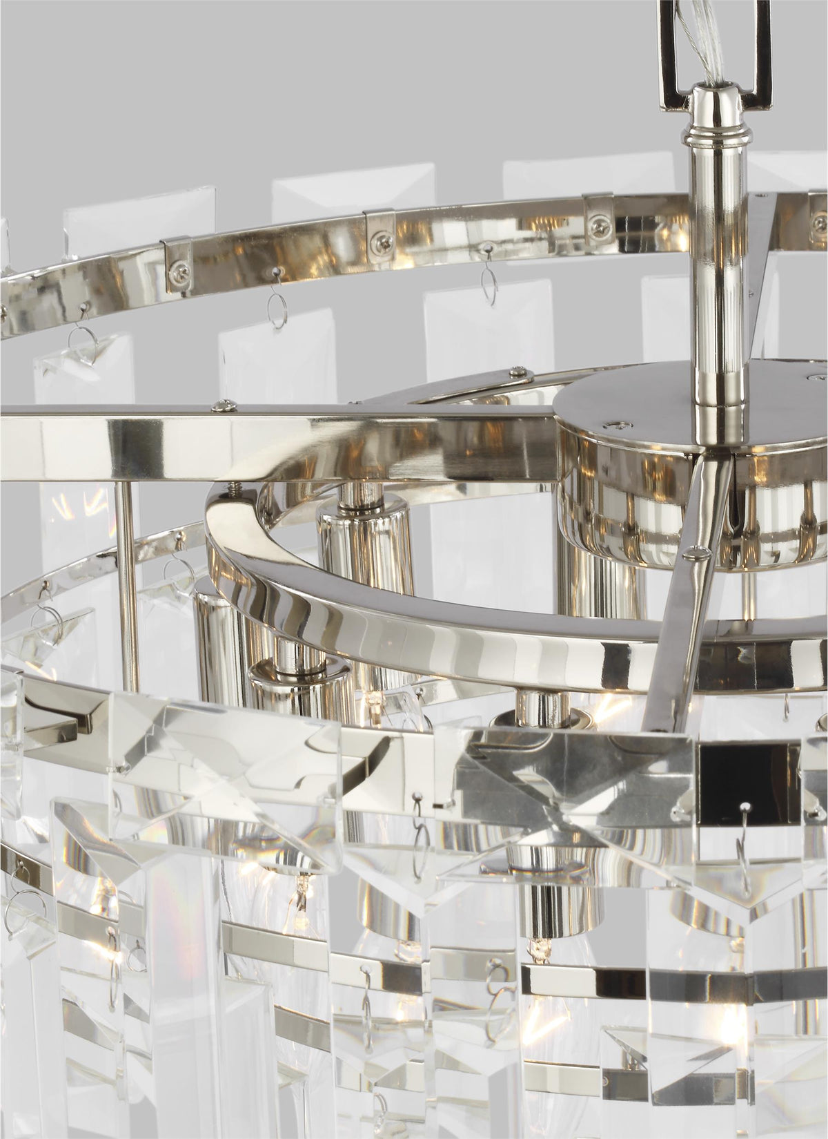 Generation Lighting, Arden Chandelier, Polished Nickel