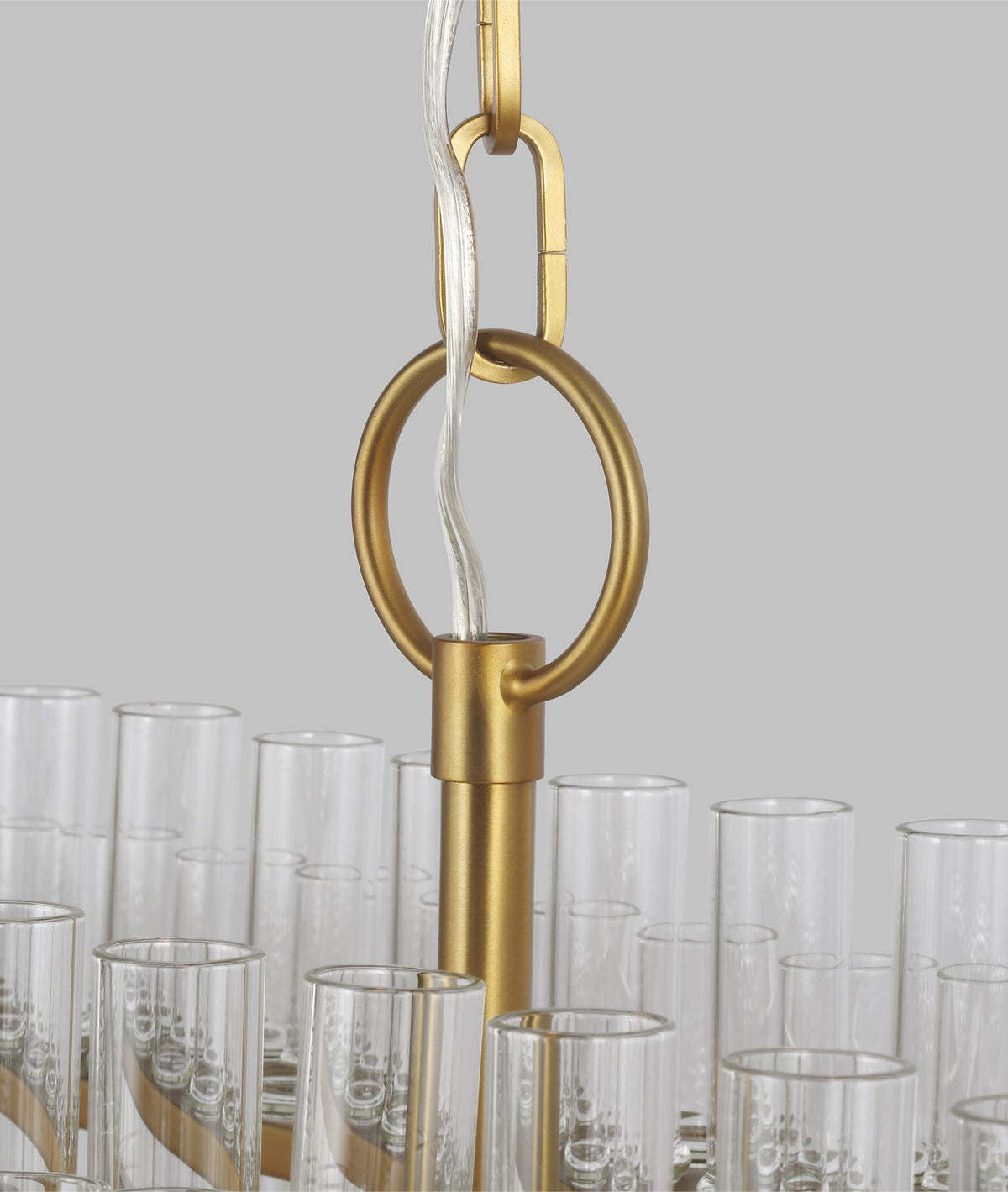 Generation Lighting, Beckett Linear Chandelier, Burnished Brass