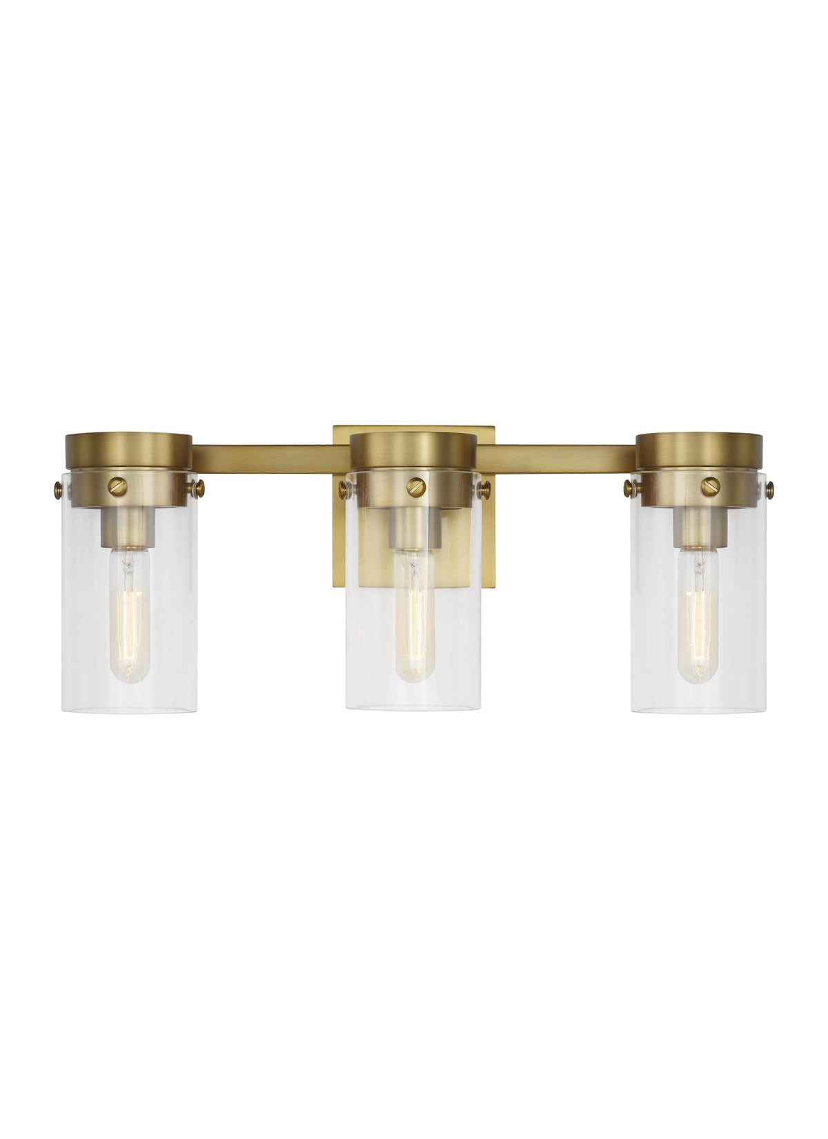 Generation Lighting, Garrett 3-Light Vanity, Burnished Brass