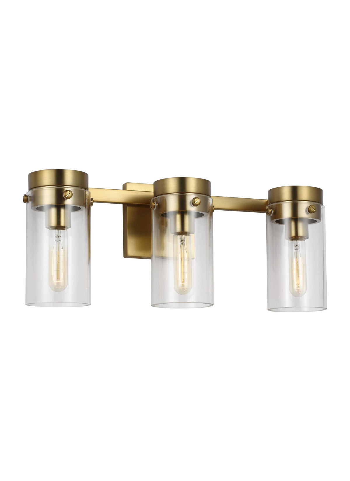 Generation Lighting, Garrett 3-Light Vanity, Burnished Brass