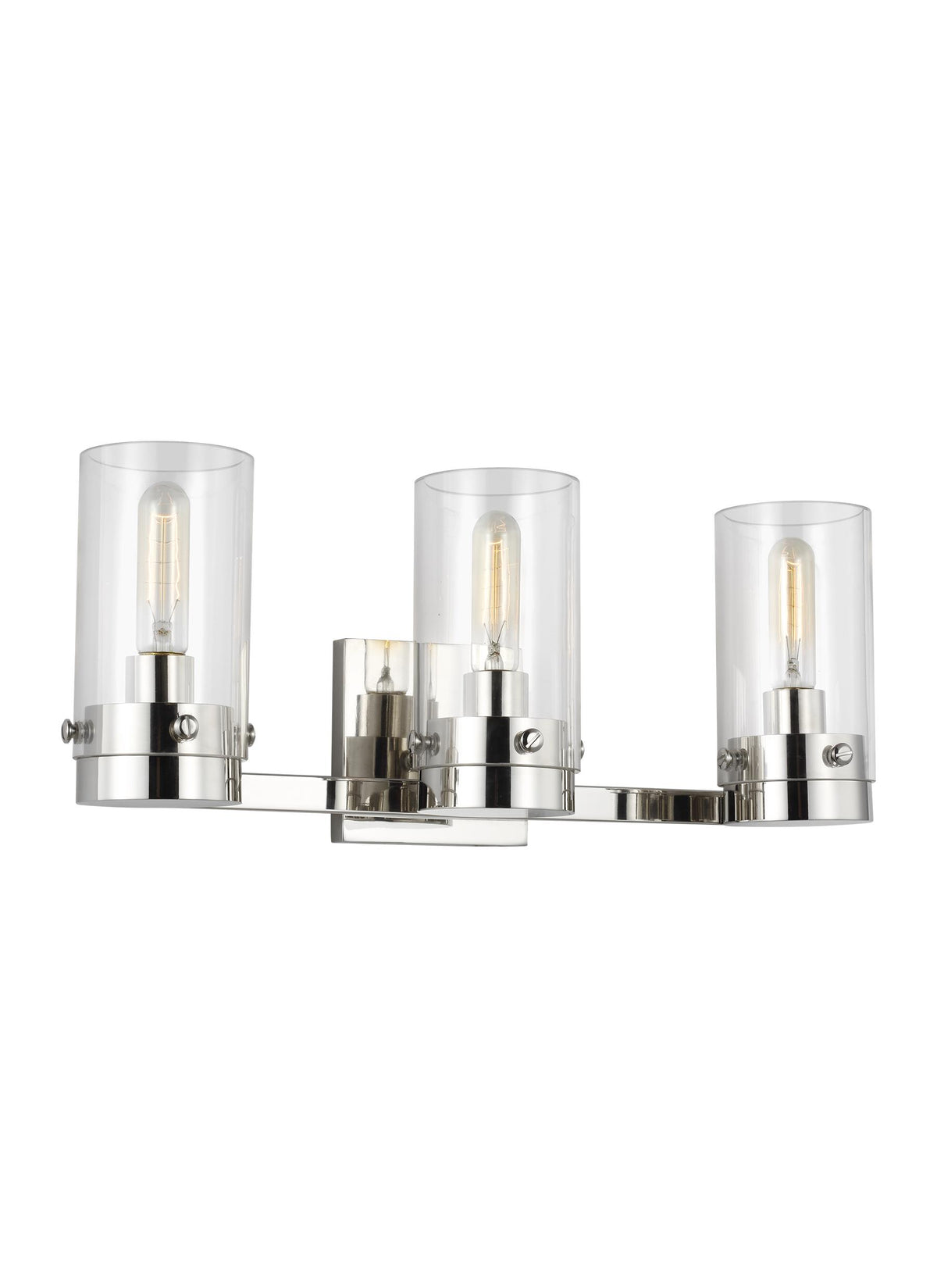 Generation Lighting, Garrett 3-Light Vanity, Polished Nickel