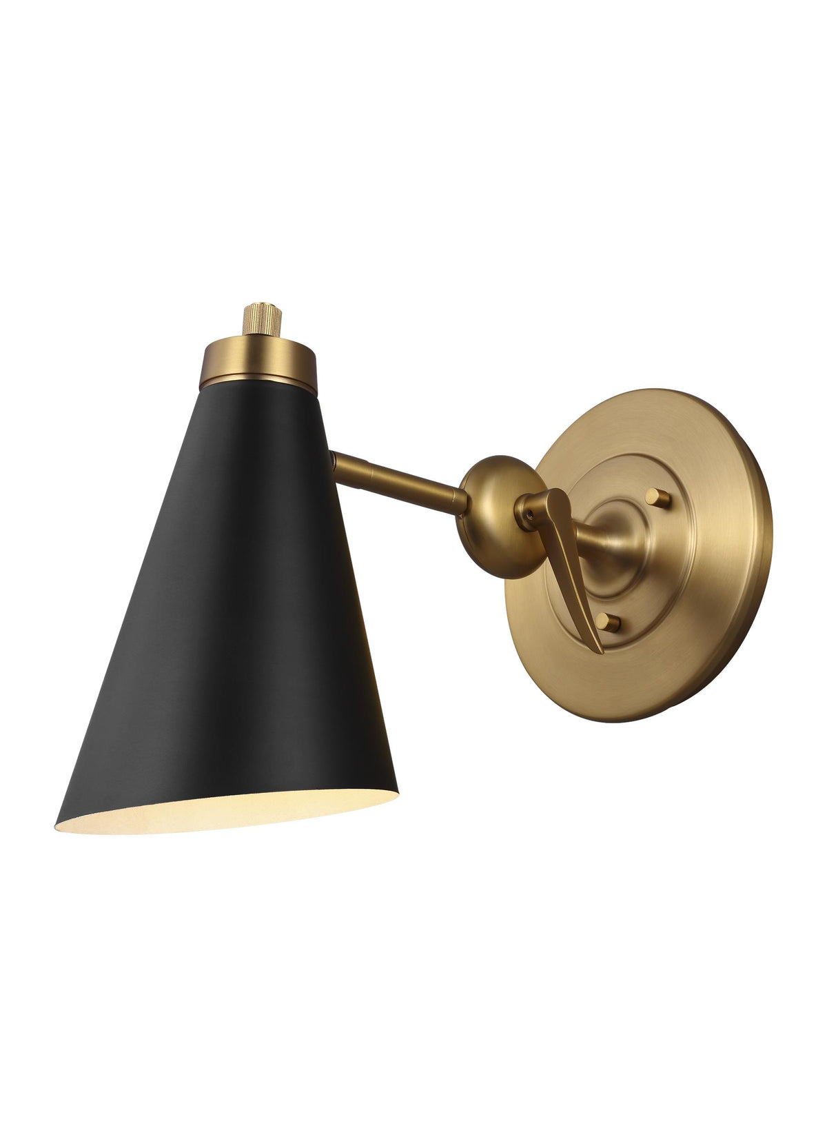 Generation Lighting, Signoret Task Sconce, Burnished Brass