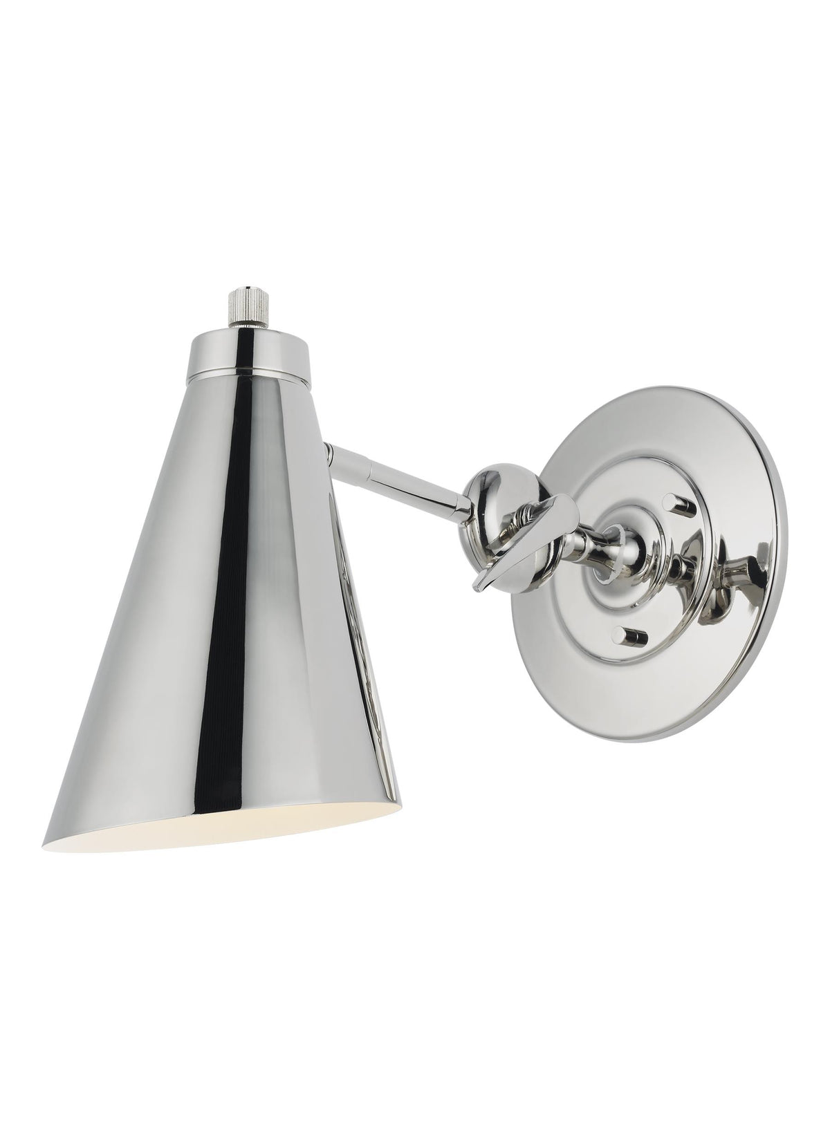 Generation Lighting, Signoret Task Sconce, Polished Nickel