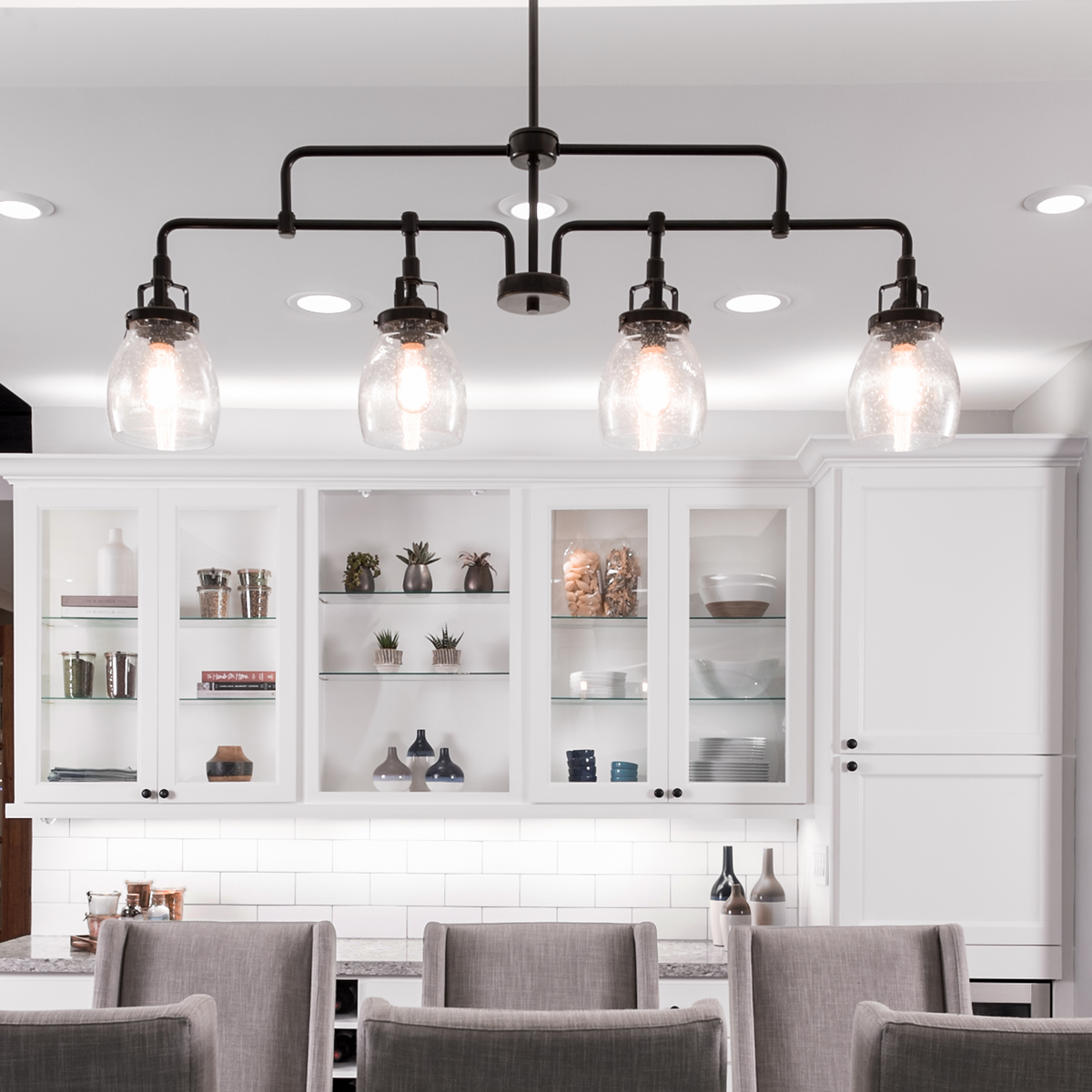 Belton Four Light Island Pendant Sea Gull Lighting