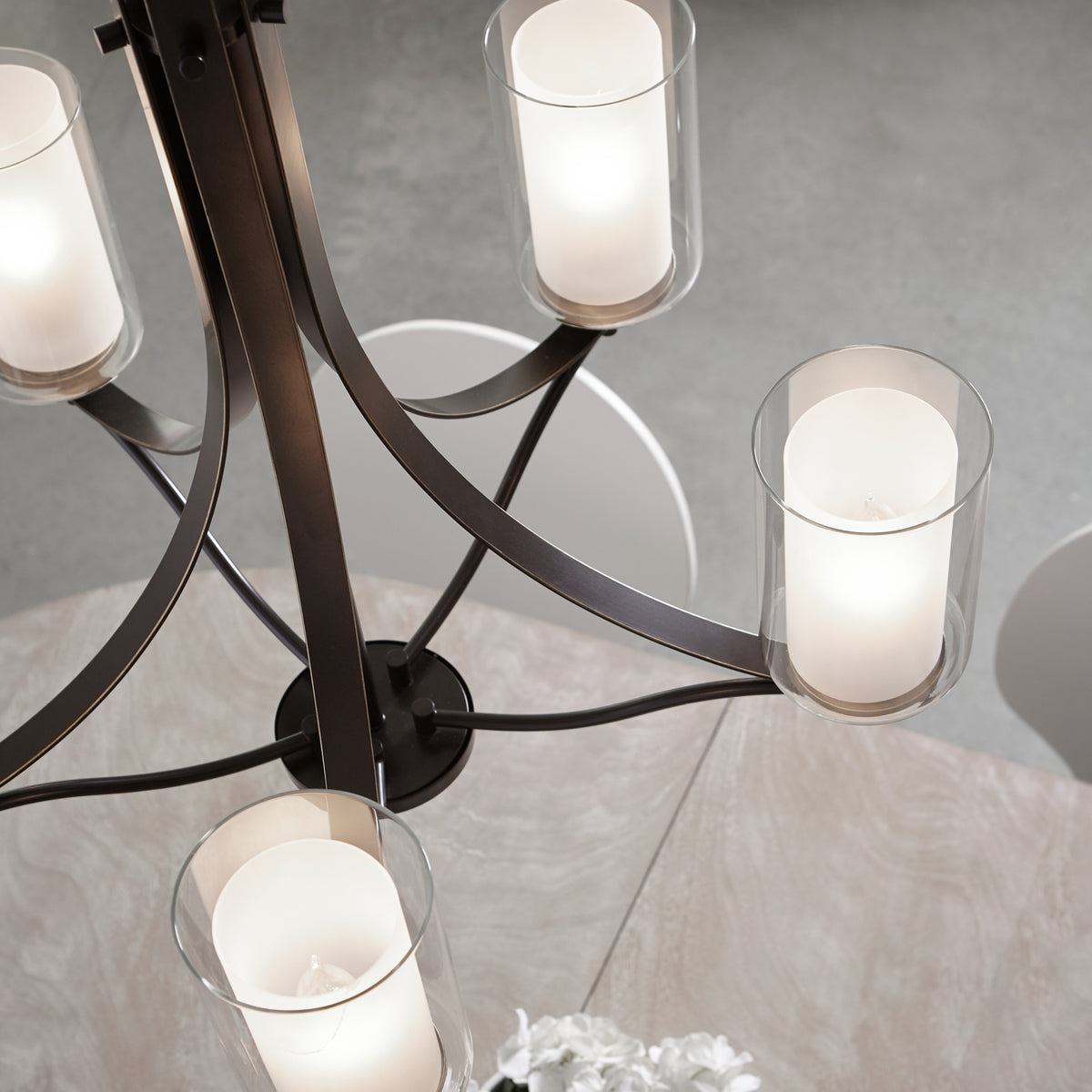Elmwood Park Five Light Chandelier Sea Gull Collection