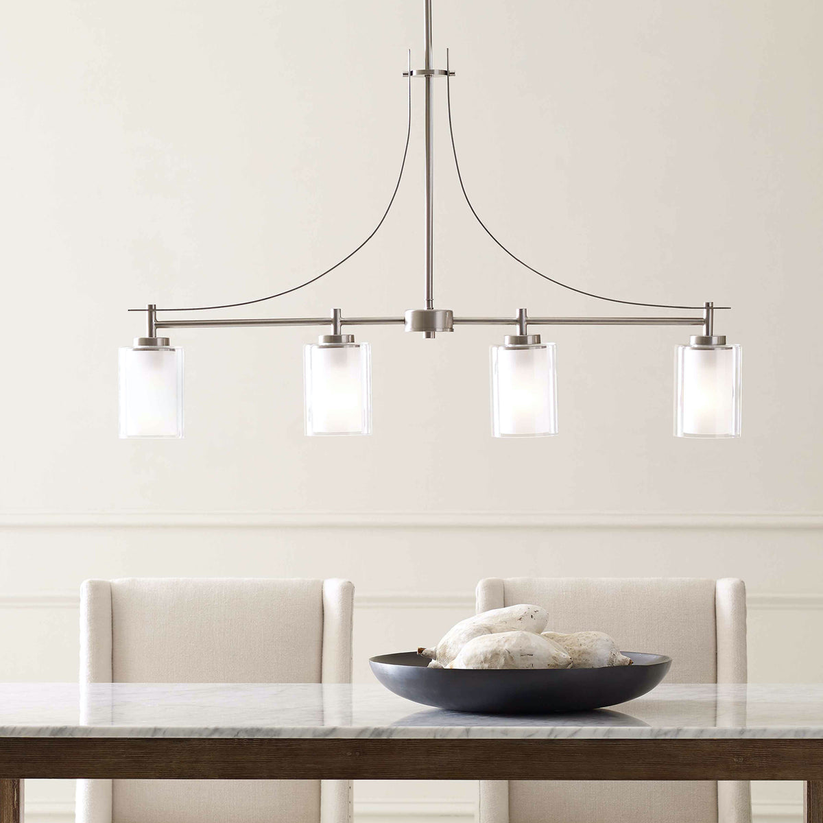 Elmwood Park Four Light Island Pendant