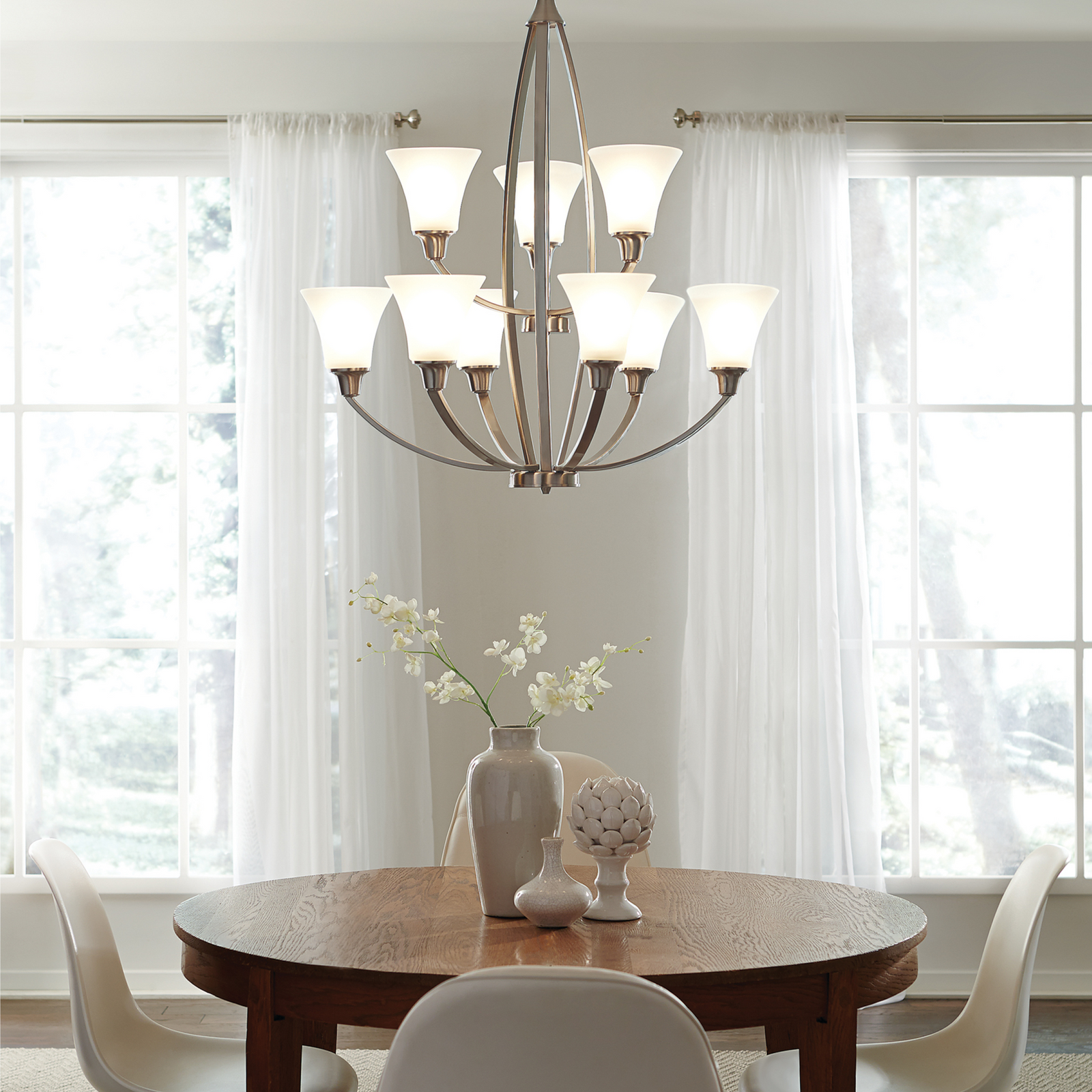 Metcalf Nine Light Chandelier Sea Gull Collection