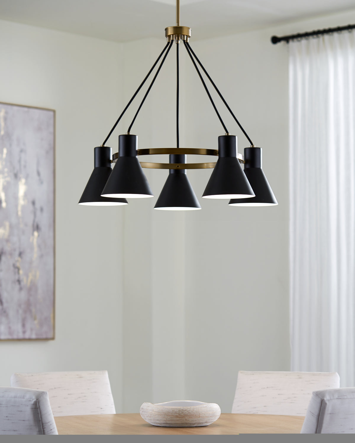 Towner Five Light Chandelier Sea Gull Collection