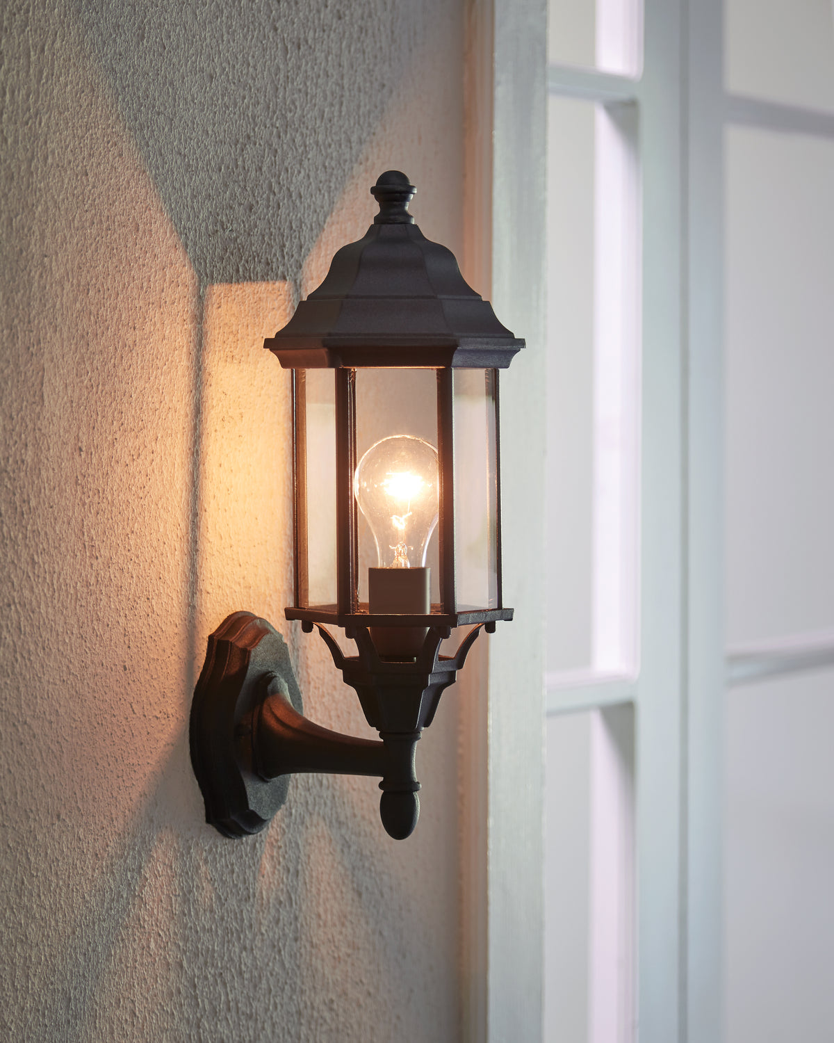 Sevier Small One Light Uplight Outdoor Wall Lantern