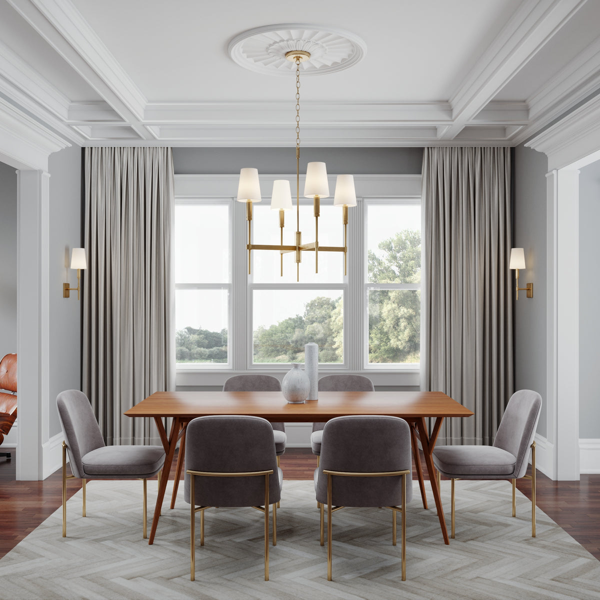 TOB Thomas O&#39;Brien for Generation Lighting Beckham Classic Chandelier